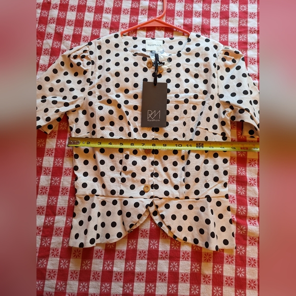 Royal Monk peplum blouse - Picture 5 of 6